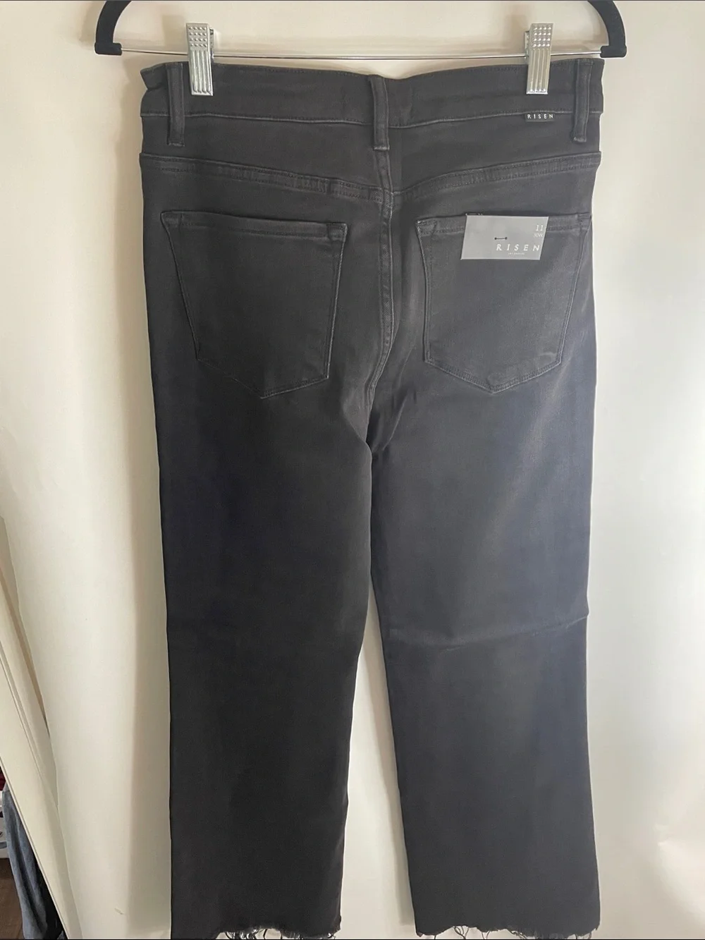 Risen Black Straight-Leg Women's Jeans